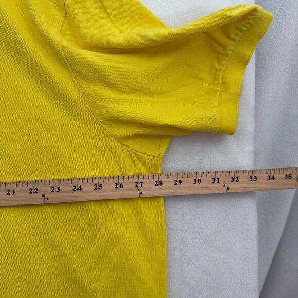 Polo Ralph Lauren Polo Shirt Mens 3XB Big Yellow Knit Pony Preppy - Picture 5 of 8
